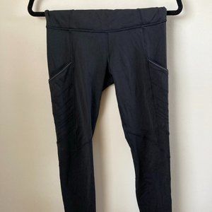 Lululemon Leggings, Black 28" Size 6